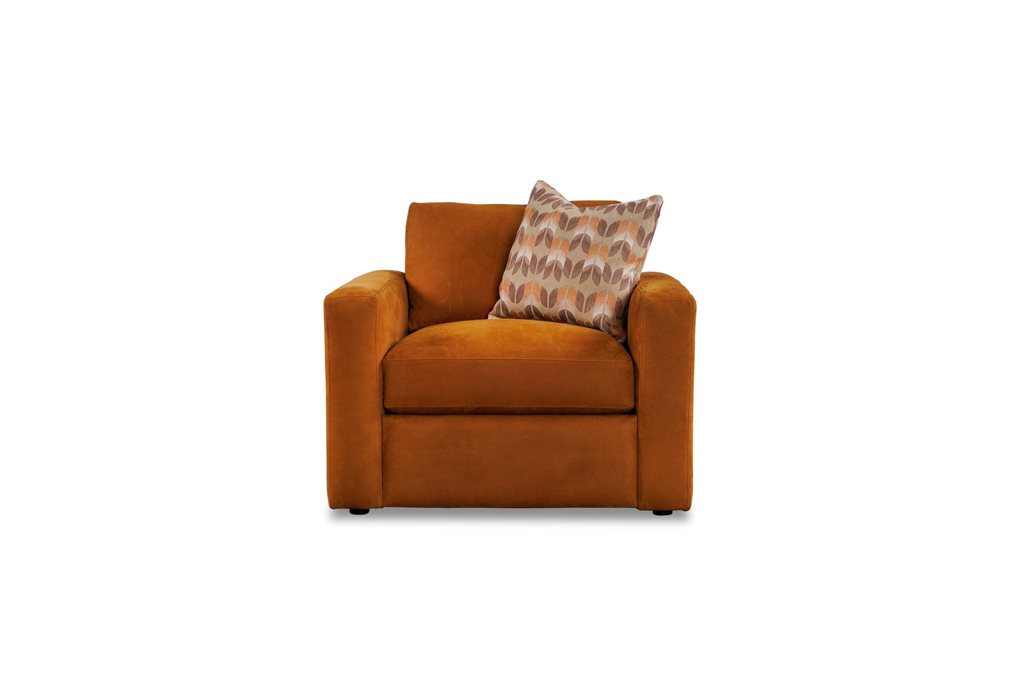 The Edit Slim Track Arm Chair silo front view