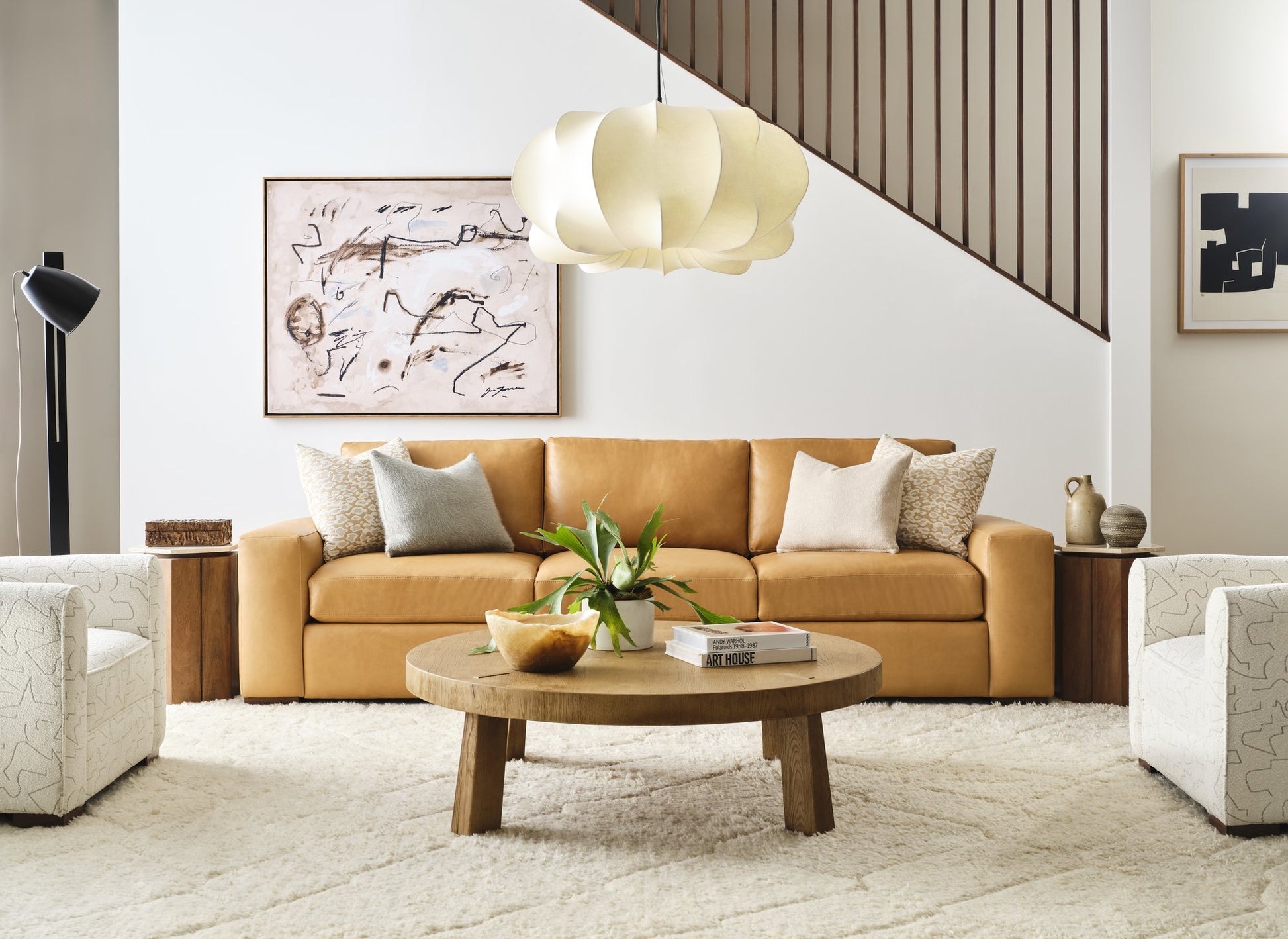 THE EDIT Bold Track sofa styled in a living room
