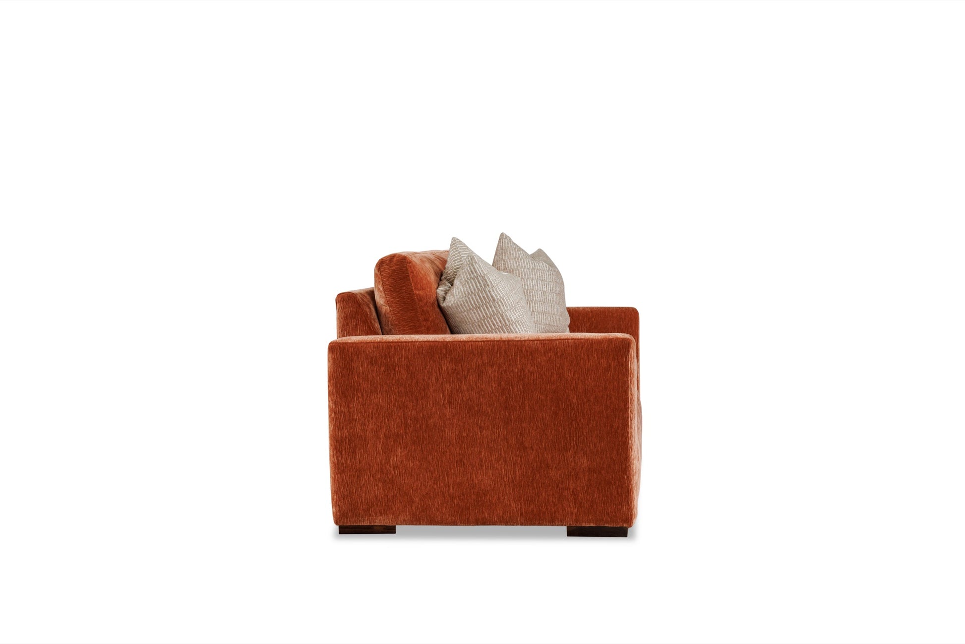 THE EDIT Statement Wedge — Classic, side profile view showing seat and back cushion depth