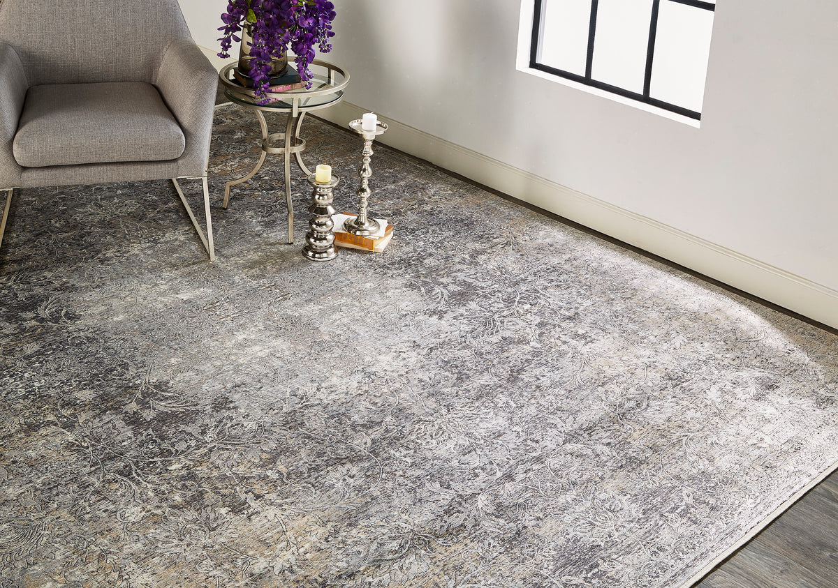 Sarrant 3964F Stone Rug by Feizy