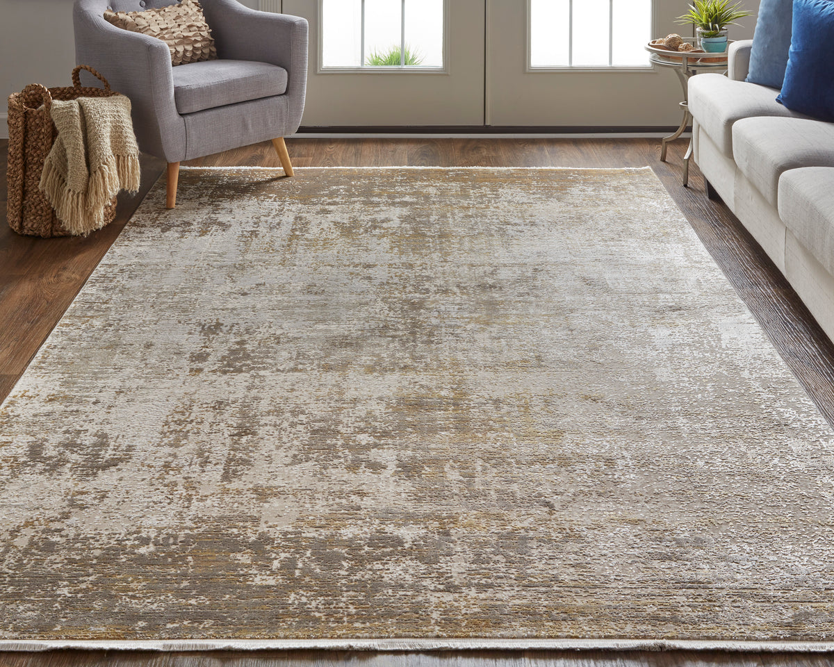 Cadiz 39FWF Beige Rug by Feizy