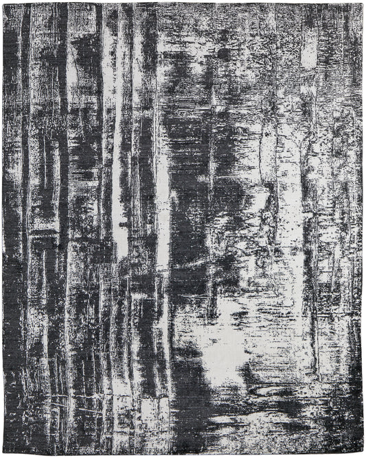 Coda 8929F Black/White Rug by Feizy