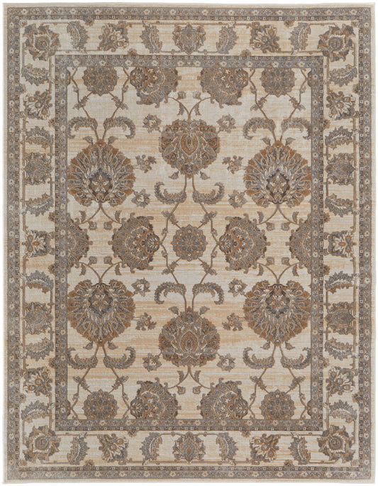 Celene 39KZF Beige/Gray Rug by Feizy