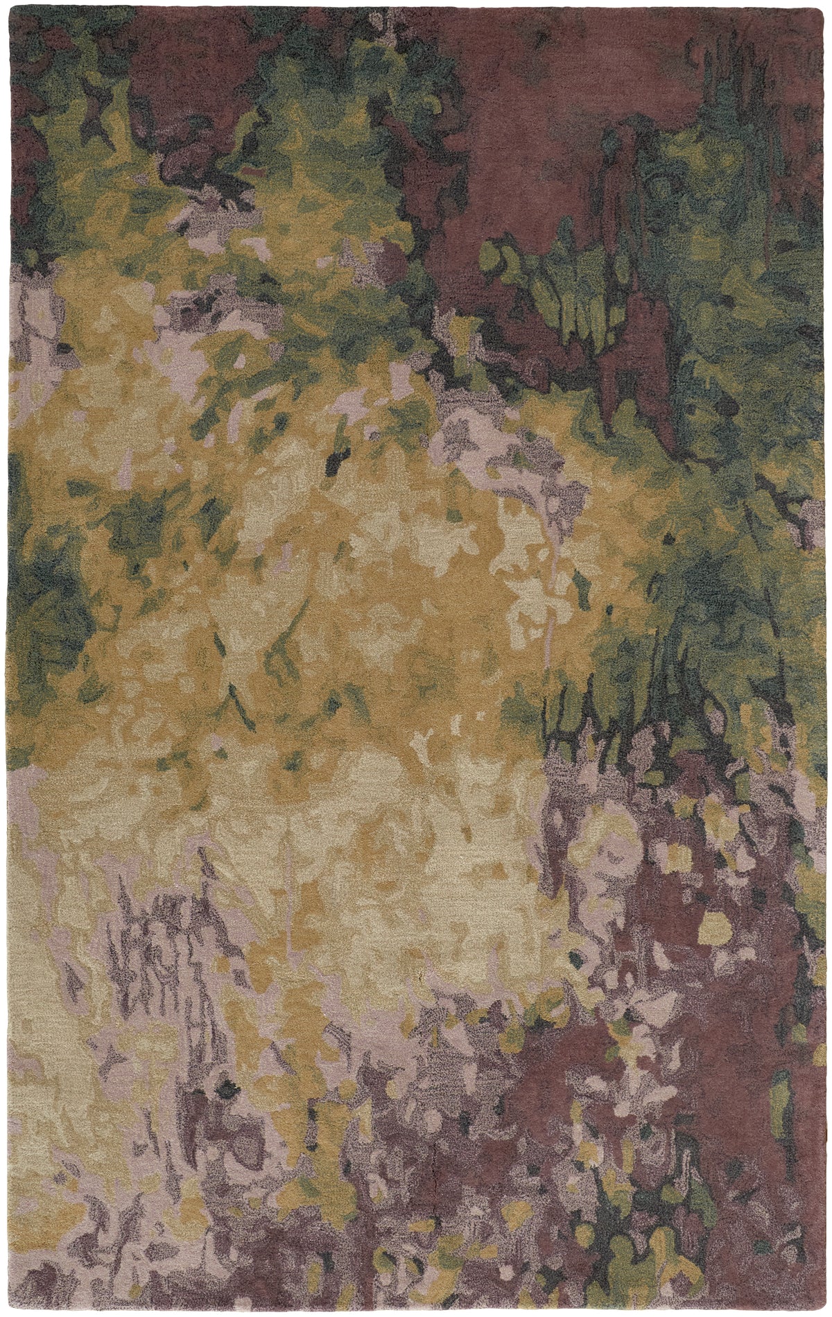 Amira 8633F Purple/Green Rug by Feizy