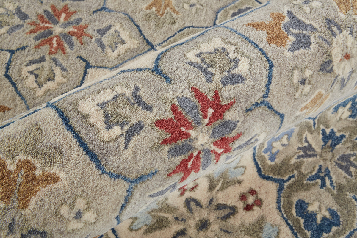 Rylan 8638F Gray/Multi Rug by Feizy