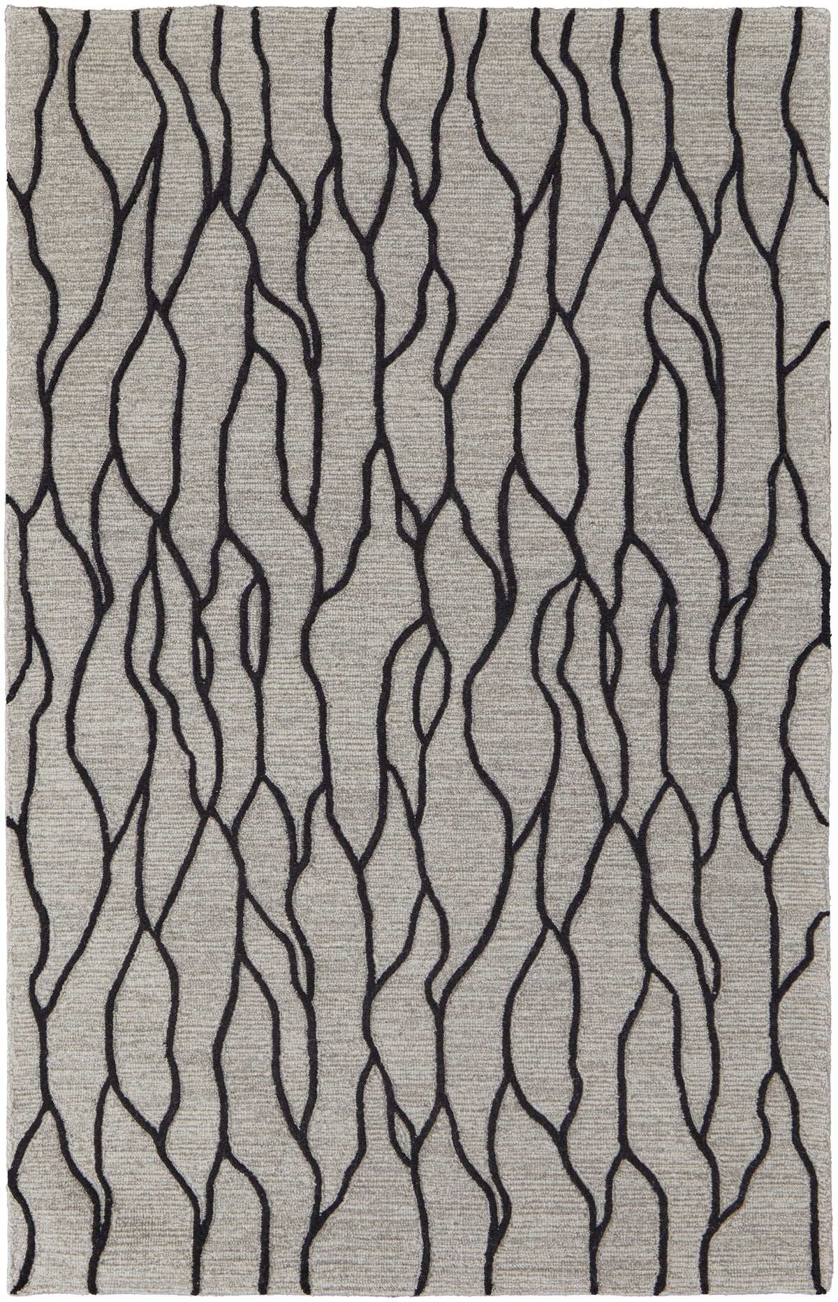 Enzo 8734F Ivory/Gray Rug by Feizy