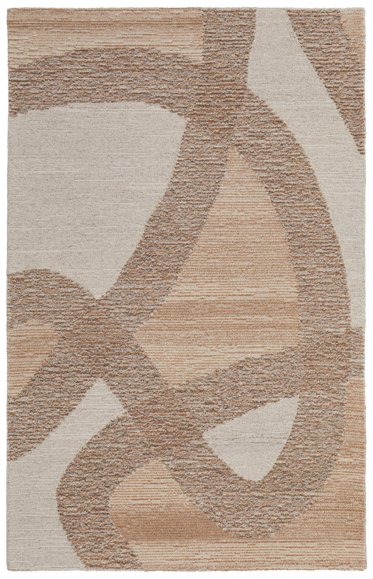 Pollock 8952F Beige/Ivory Rug by Feizy