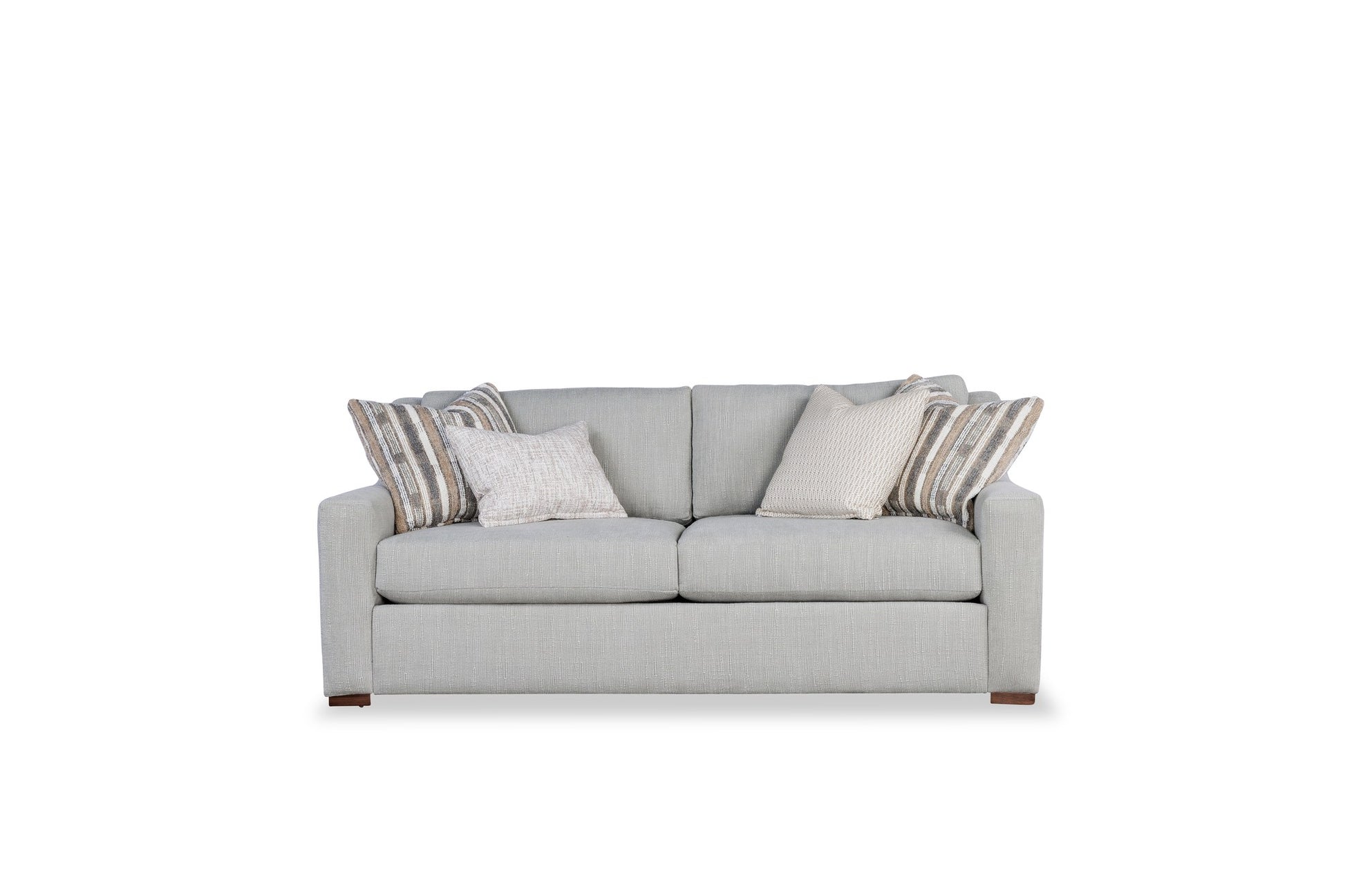 WILSHIRE sectional in Mesero Fog, front view