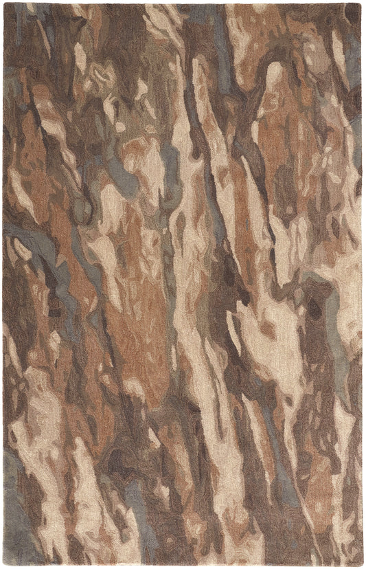 Amira 8632F Brown Rug by Feizy