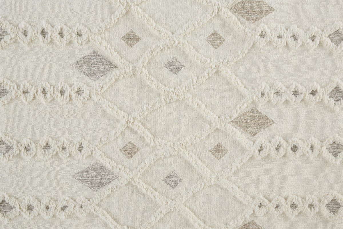 Anica 8011F Ivory Rug by Feizy