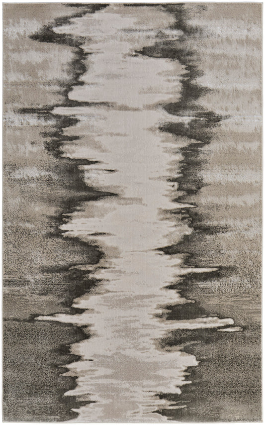 Micah 39LQF Ivory/Silver Rug by Feizy