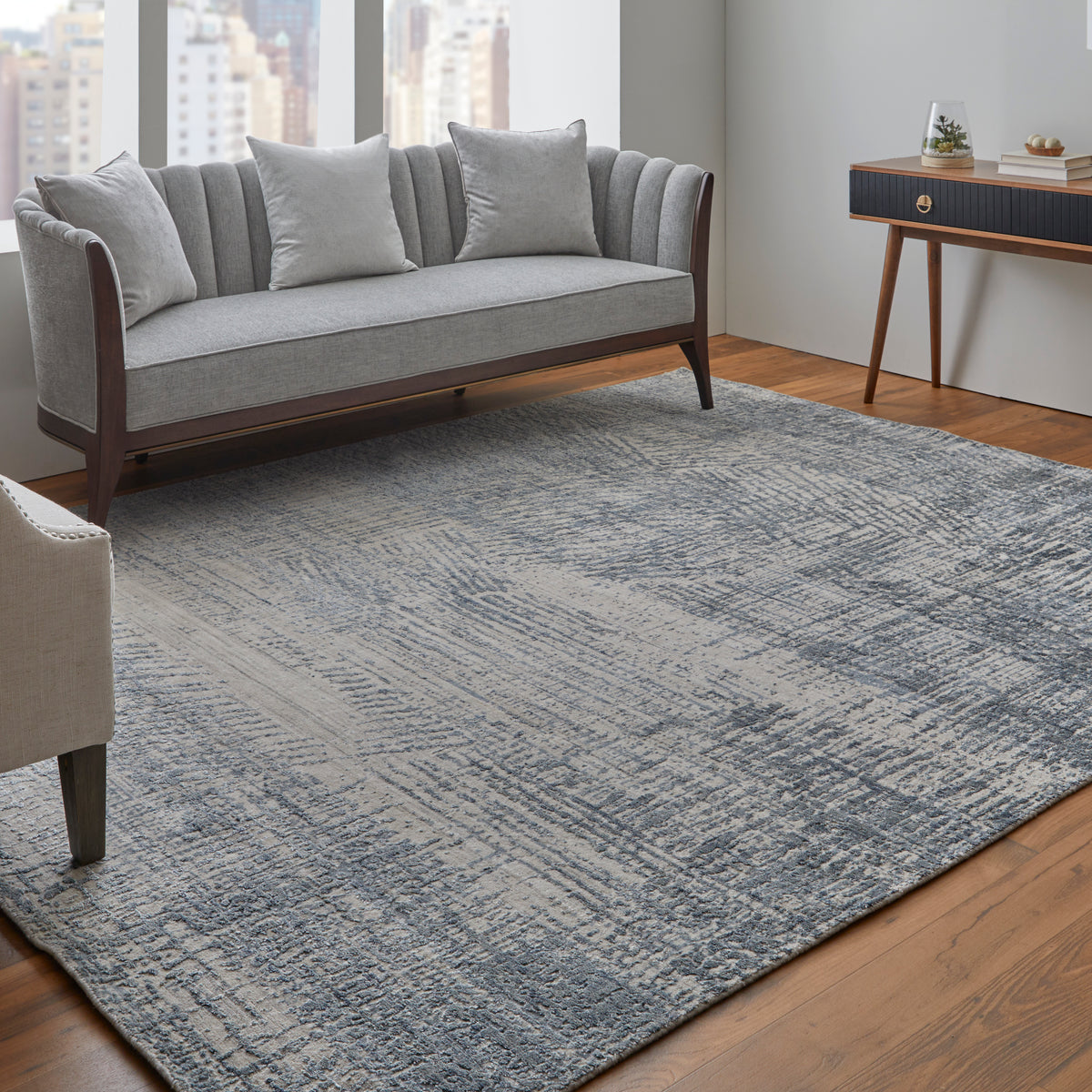 Eastfield 69AIF Blue/Beige Rug by Feizy