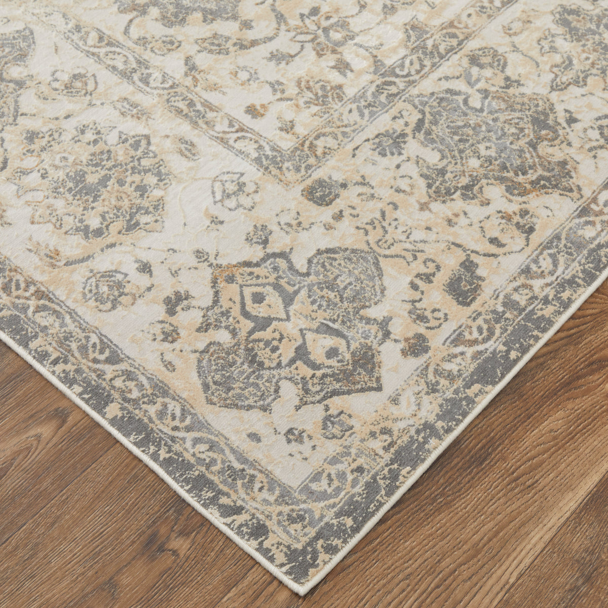 Celene 39L0F Beige/Gray Rug by Feizy