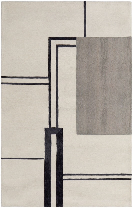 Maguire 8899F Ivory/Gray Rug by Feizy