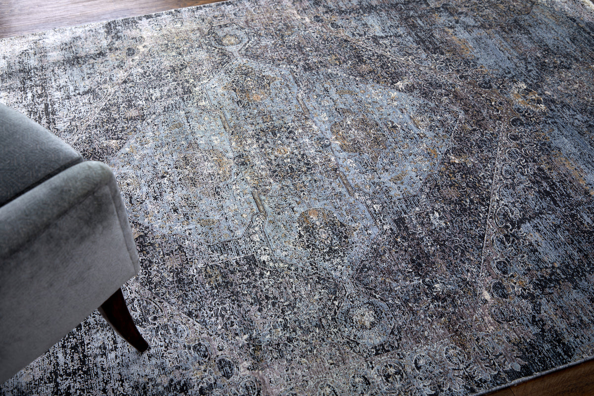 Sarrant 3963F Smoke Rug by Feizy