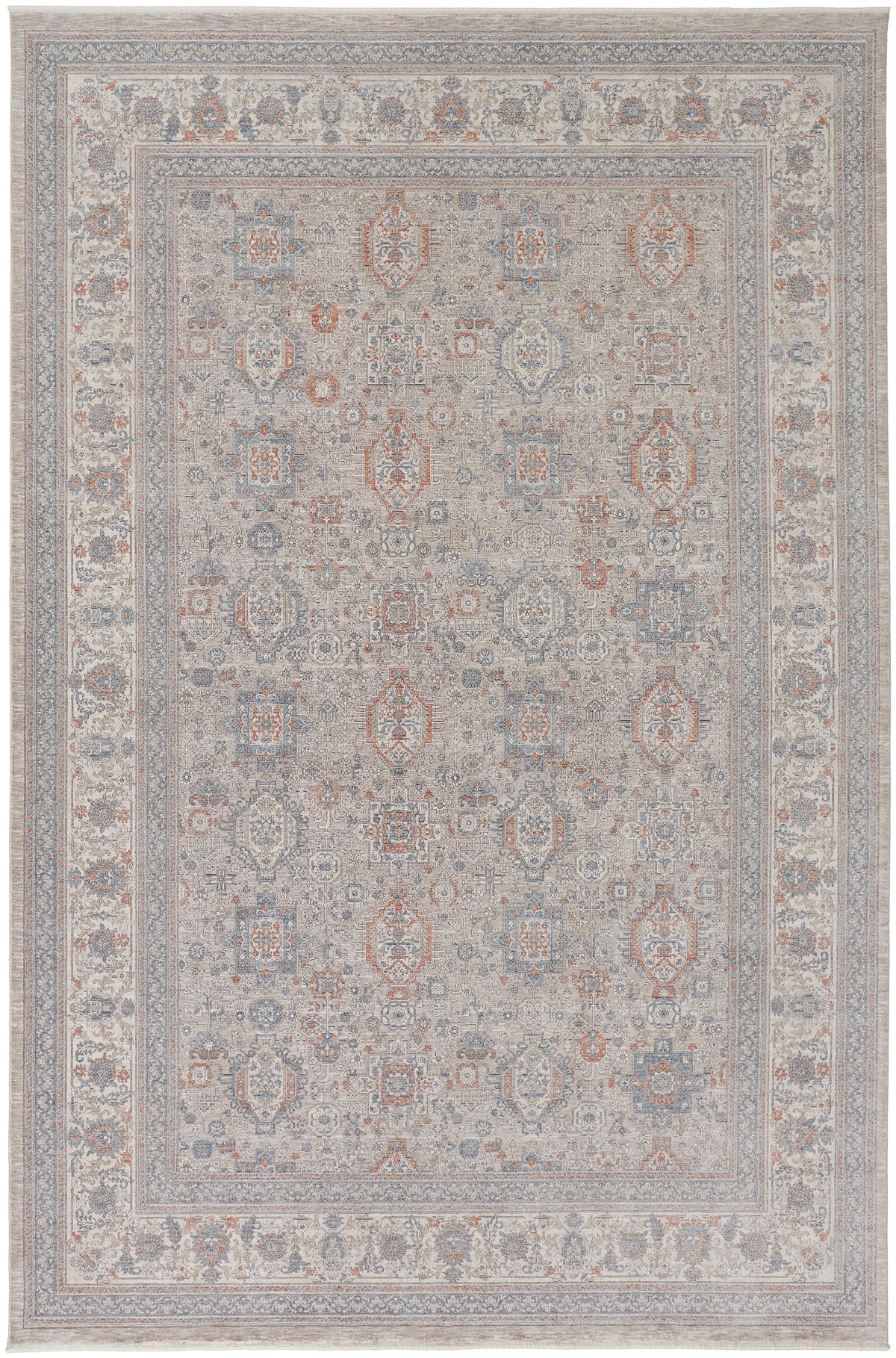 Marquette 3761F Gray/Multi Rug by Feizy