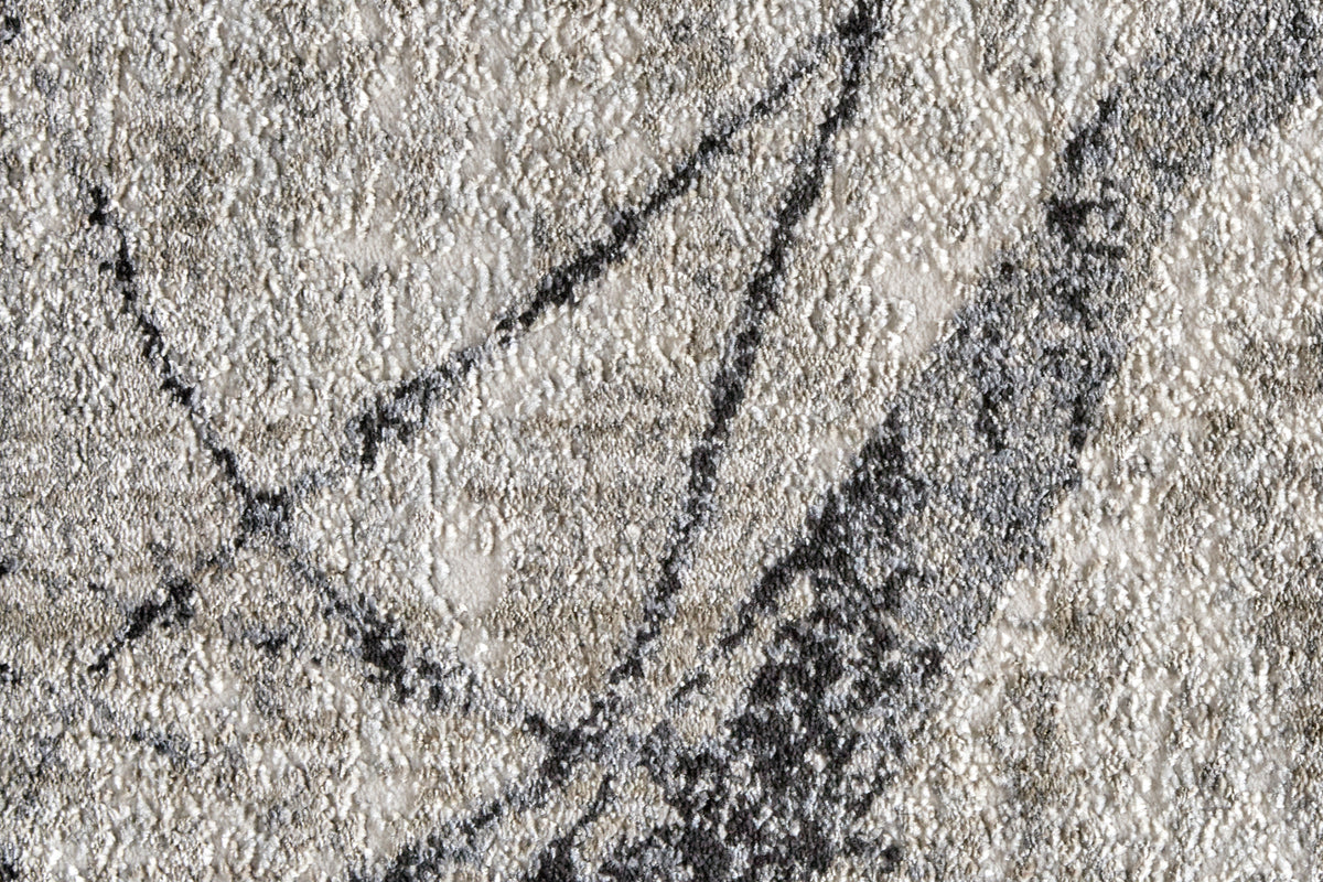 Kano 3877F Charcoal/Gray Rug by Feizy
