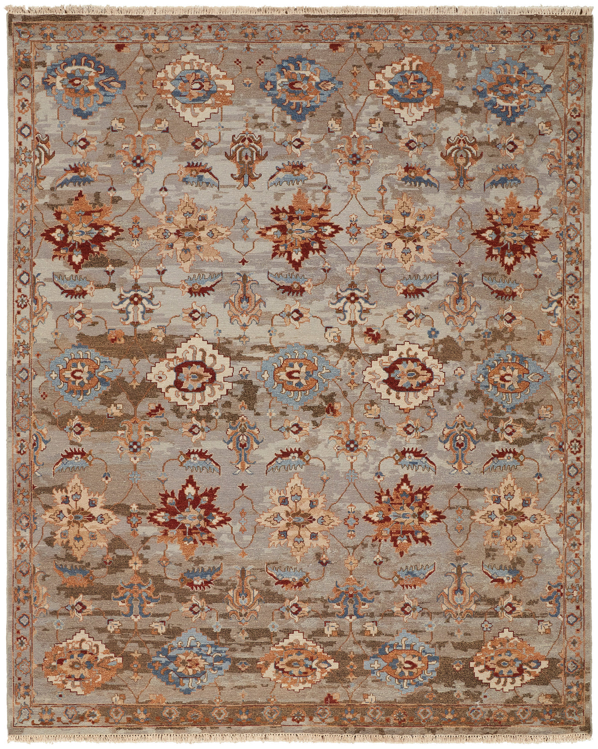 Leylan 0583F Gray Rug by Feizy