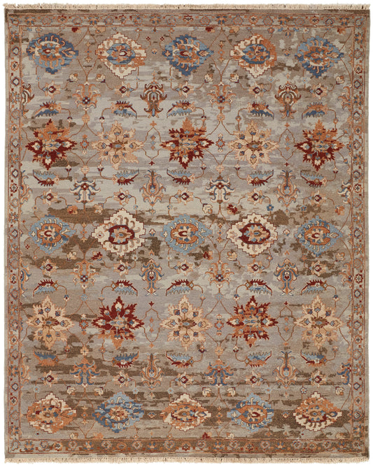 Leylan 0583F Gray Rug by Feizy