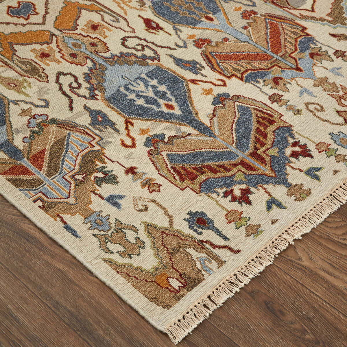 Leylan 0563F Blue/Multi Rug by Feizy