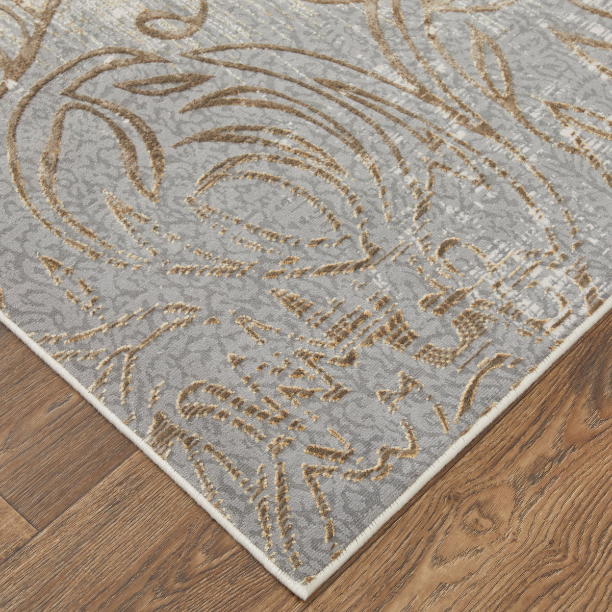 Celene 39L1F Beige/Gray Rug by Feizy