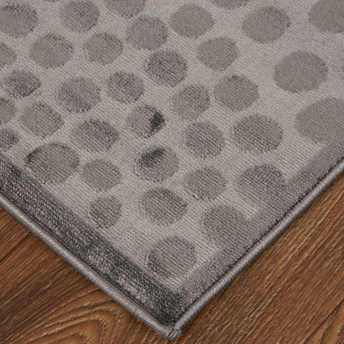 Gaspar 3835F Castle/Dark Gray Rug by Feizy