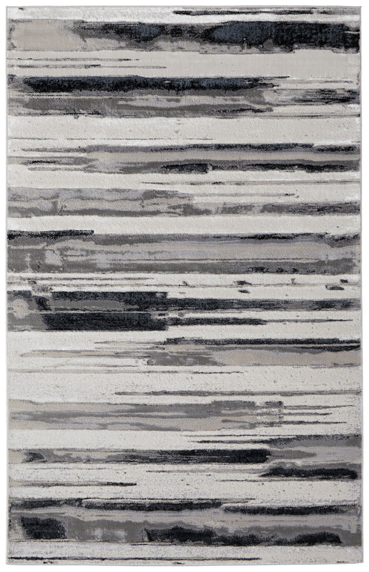 Micah 3049F Silver Rug by Feizy