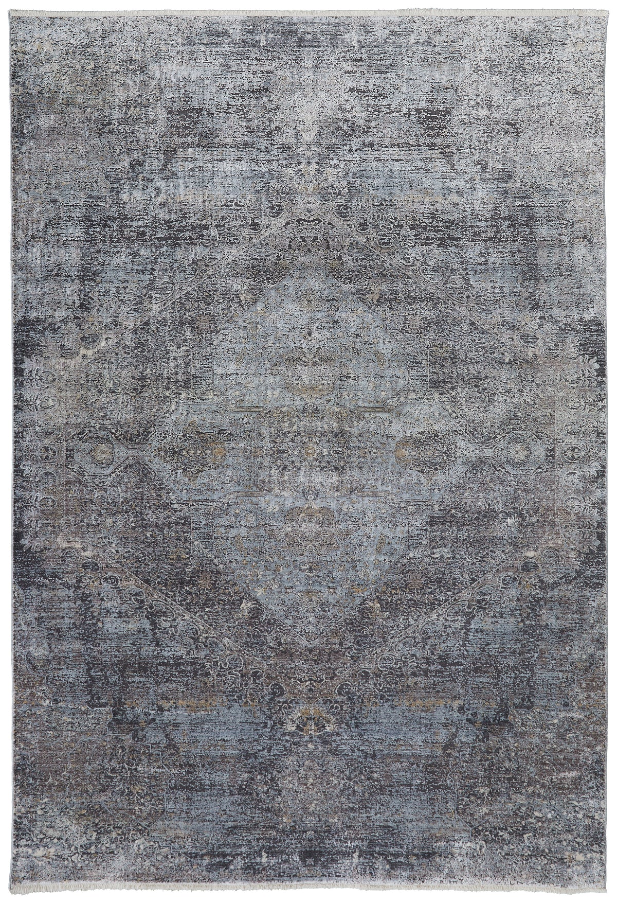 Sarrant 3963F Smoke Rug by Feizy