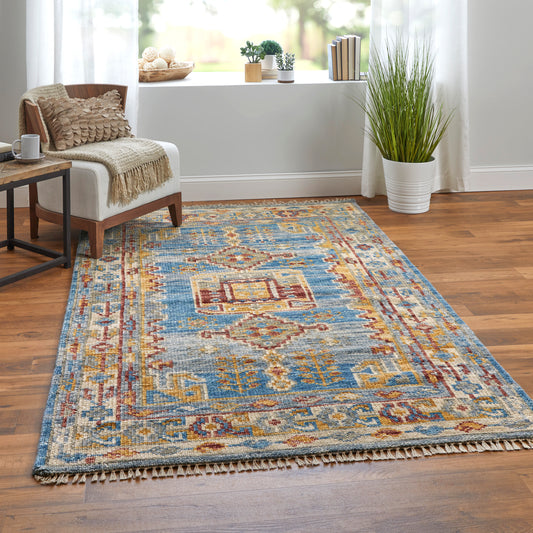 Fillmore 6944F Blue/Multi Rug by Feizy