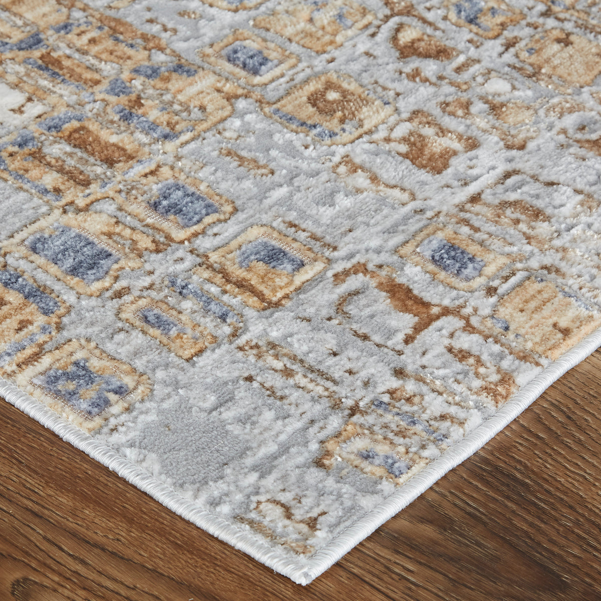 Laina 39G0F Beige/Gray Rug by Feizy