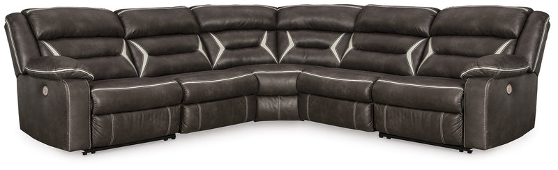 Kincord 5-Piece Power Reclining Sectional image