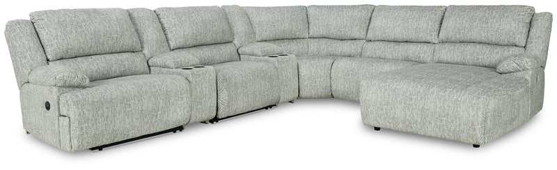 McClelland 7-Piece Reclining Sectional with Chaise image
