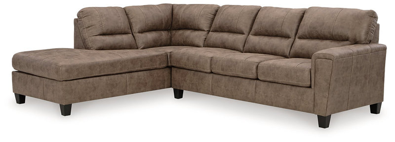Navi 2-Piece Sectional Sofa Sleeper Chaise image