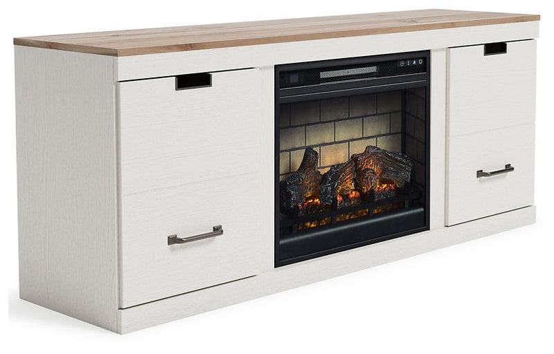 Vaibryn 60" TV Stand with Electric Fire Place image